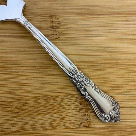 Wm A Rogers Oneida Valley Rose 1956 Set of 4 Salad Forks Silver Plate Discontinu - Picture 3 of 4